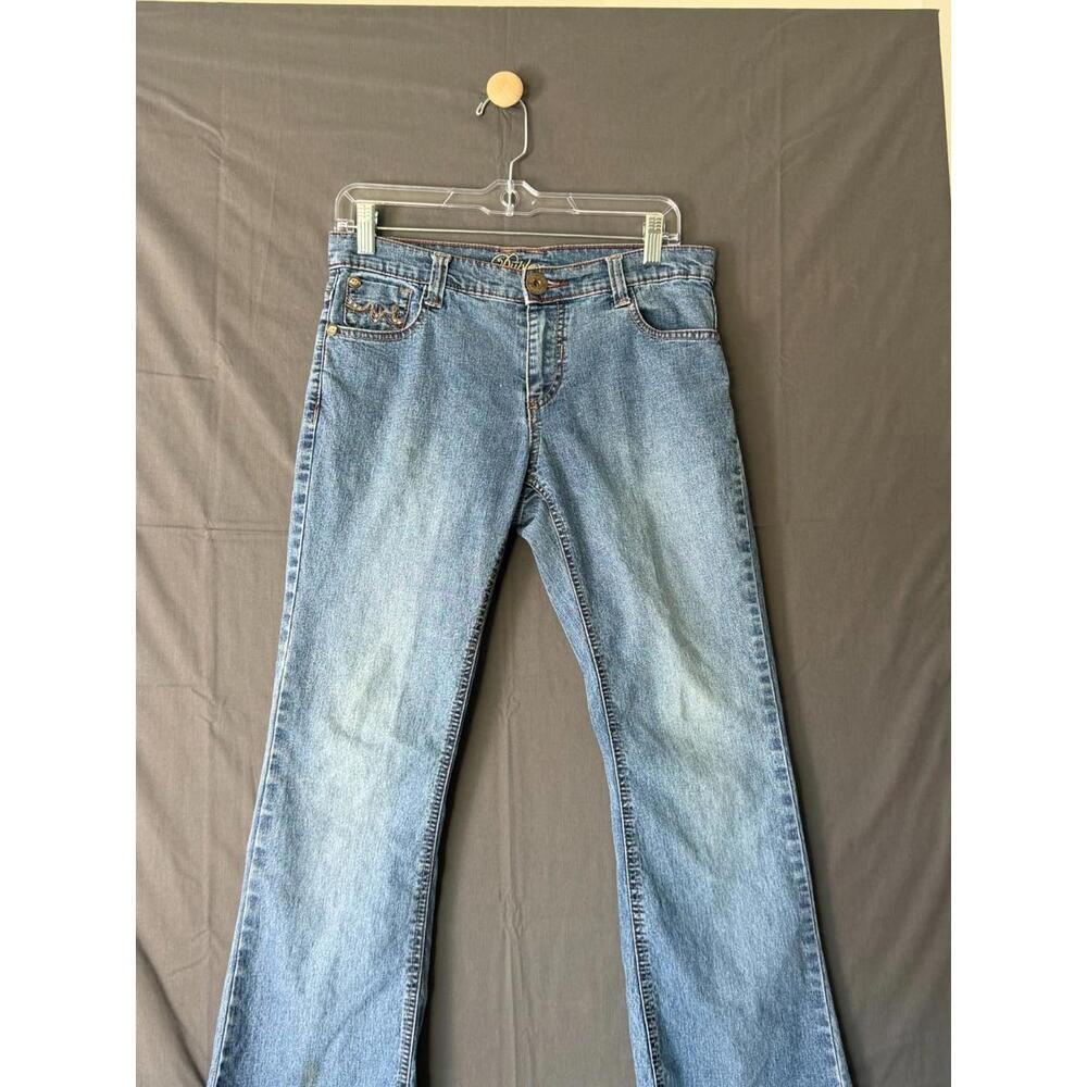 Vintage Duplex by Tyte Y2K Flare Jeans - Embellished Rhinestone Pockets - 8P